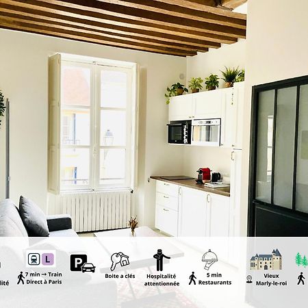 Studio Renove Et Tres Fonctionnel, Marly-Le-Roi Exterior foto